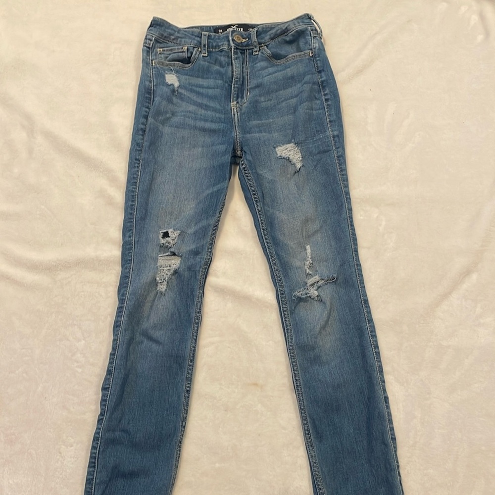 Hollister, High-rise super skinny, hollister classic stretch